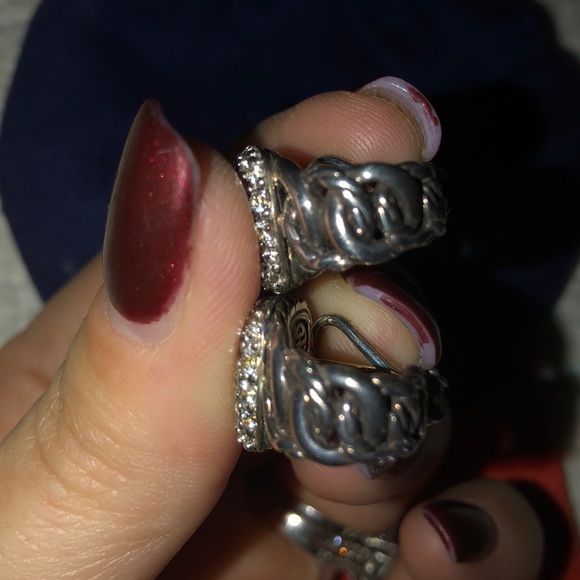 John Hardy diamond earrings - Picture 6 of 8